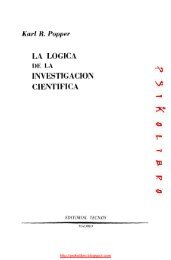 Popper Karl - La Logica de la Investigacion Cientifica