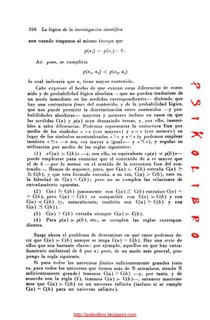 Popper Karl - La Logica de la Investigacion Cientifica