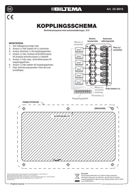 Koble Lysbryter Biltema () Koble Lysbryter Biltema