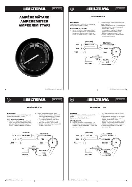 Amperematare Biltema