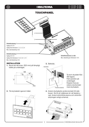 TOUCHPANEL - Biltema