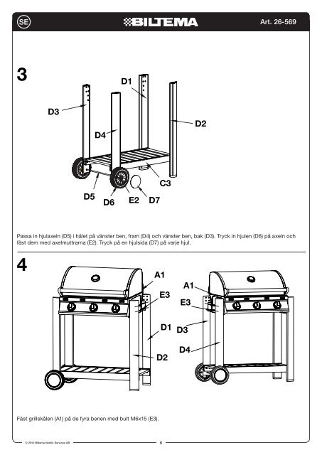 GasolGrill med 3 brÃ¤nnare GassGrill med 3 brennere Grilli ... - Biltema