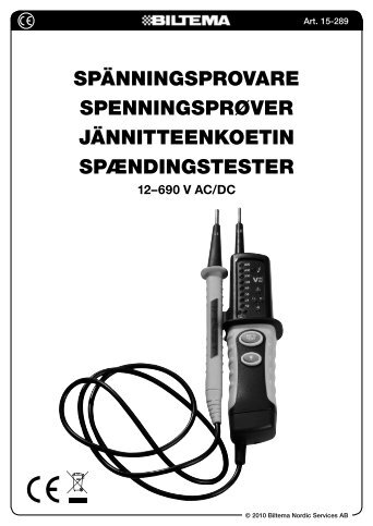 15-289 Manual.indd - Biltema