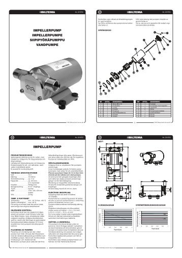 impellerpump impellerpumpe siipipyÃ¶rÃ¤pumppu ... - Biltema