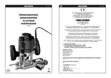 ÃVERHANDSFRÃS HÃNDOVERFRES YLÃJYRSIN ... - Biltema