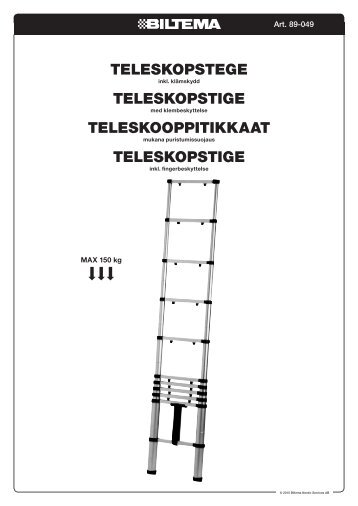 TELESKOPSTEGE TELESKOPSTIGE ... - Biltema