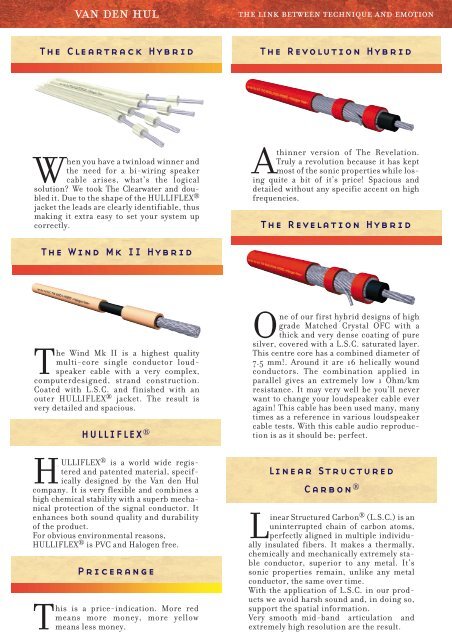 lOUDsPEAkER CAblEs AND ACCEssORIEs - Jefferson Hifi