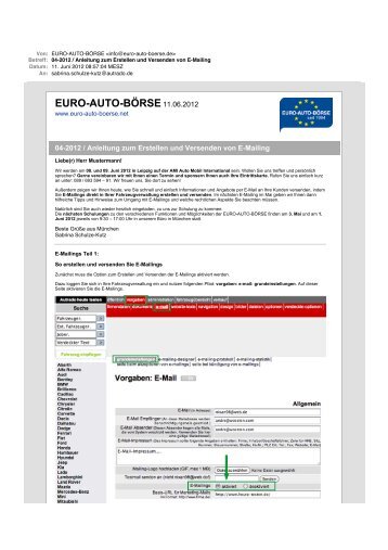 04-2012 / Anleitung zum Erstellen und ... - Euro-Auto-Boerse GmbH