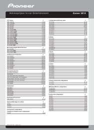 Advies Prijslijst Like or +1 - Pioneer