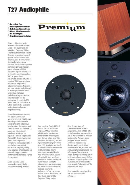 Premium 2000 Tower - Platan Audio