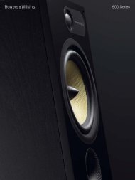 600 Series - Bowers & Wilkins