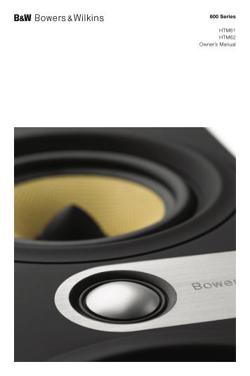 HTM6x OM Cover iss5.indd - Bowers & Wilkins