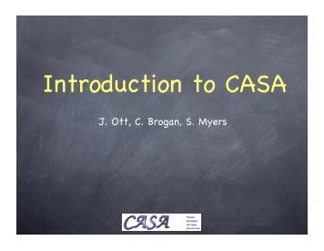 Introduction to CASA - NRAO Home