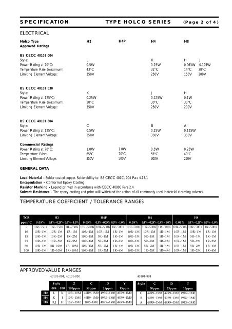 (Meggitt/Holsworthy era) - PDF - Parts ConneXion