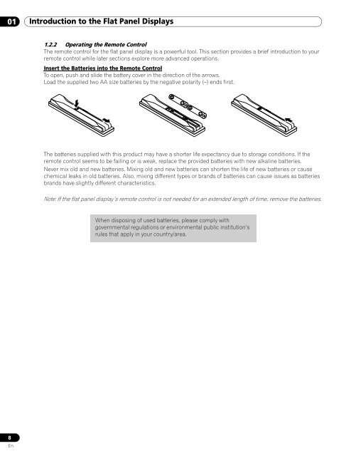 Operations Manual - PRO-101FD - Pioneer Electronics