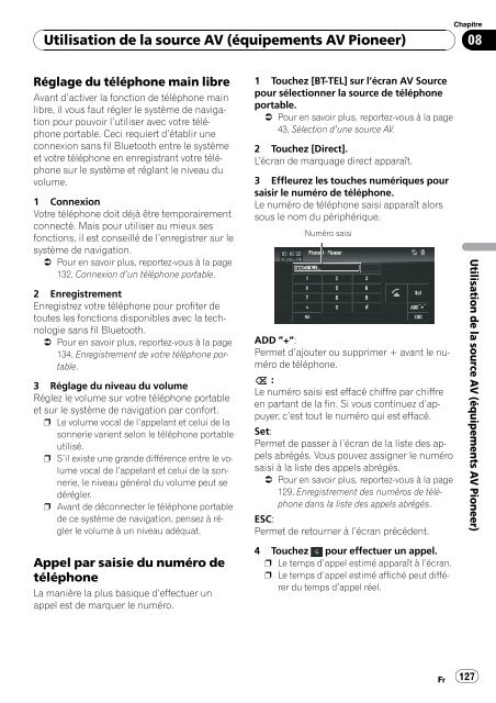 AVIC-N5 - Pioneer Electronics