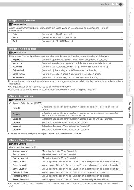 Setting Menu - Pioneer Electronics