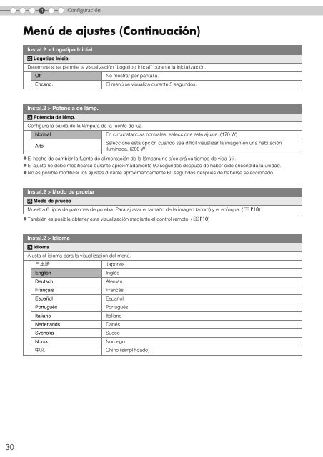 Setting Menu - Pioneer Electronics