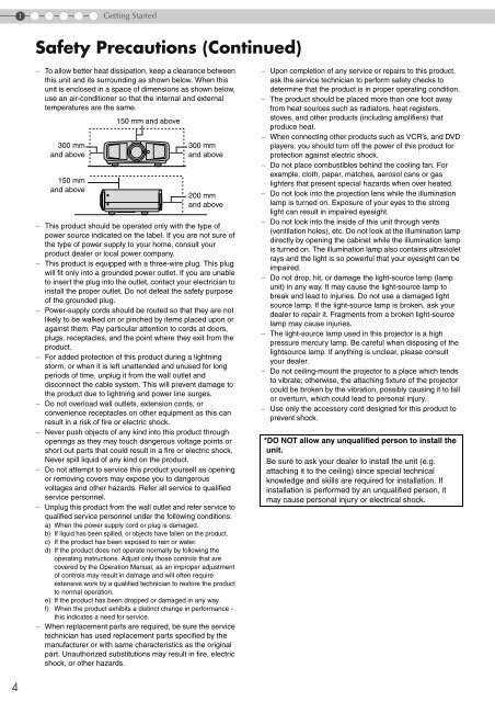 Setting Menu - Pioneer Electronics