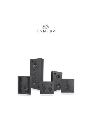 Tantra In-Wall Monitors Manual