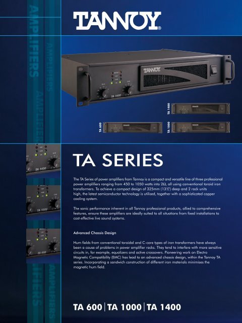 TA Amps A/W - Tannoy