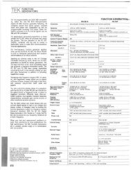 View Tektronix FG5010 Specifications - TekNet Electronics