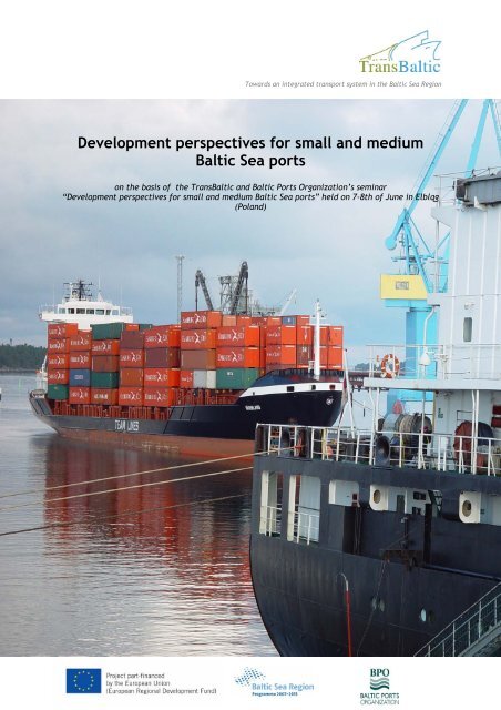 Development perspectives for small and medium Baltic ... - TransBaltic