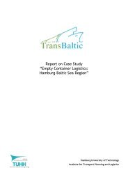 Report on Case Study âEmpty Container Logistics ... - TransBaltic