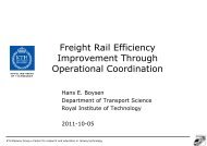 Freight Rail Efficiency Improvement Through ... - TransBaltic