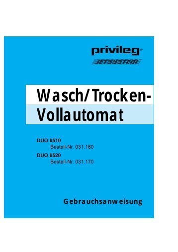 Wasch/Trocken- Vollautomat DUO 6510