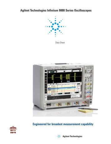 Agilent Infiniium 900 Series Oscilloscopes, 4 Analog ... - Transcat