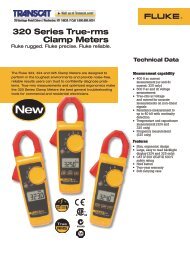 Fluke 320 Series True-RMS Clamp Meters - Transcat