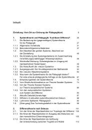 Inhaltsverzeichnis - transcript Verlag