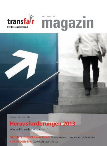 Herausforderungen 2013 - transfair