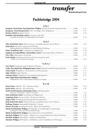 2004 (PDF-Datei) - transfer Zeitschrift - Werbeforschung & Praxis