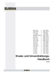 Ersatz- und Umverdrahtungs- Handbuch - Elreha