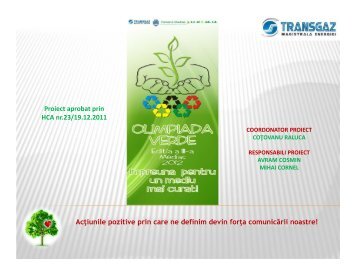 Descarca proiectul in format PDF - Transgaz