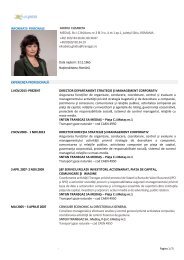 descarcÄ CV - Transgaz