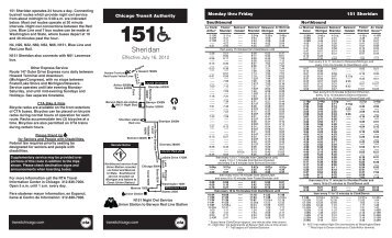 151 Sheridan - Chicago Transit Authority