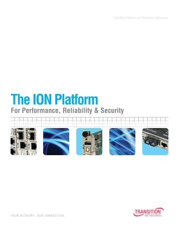 The ION Platform Brochure - Transition Networks