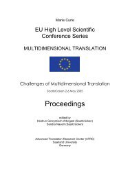 Proceedings - Translation Concepts