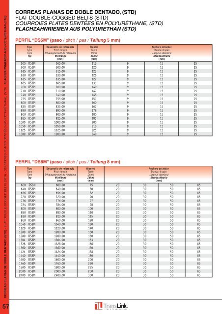 DescÃ¡rgate el PDF de Correas - TRANSLINK