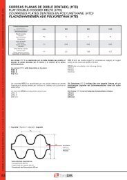 CORREAS PLANAS DE DOBLE DENTADO, (HTD ... - TRANSLINK