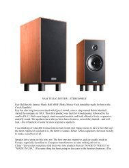 klipsch heresy iii review stereophile