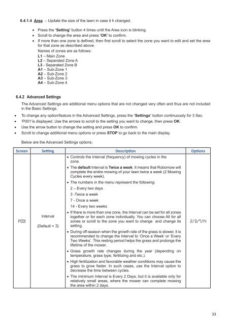 ROBOMOW robotic mower manual