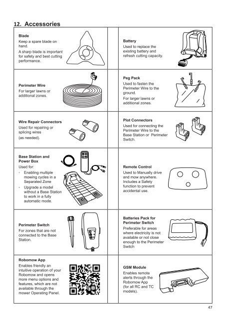 ROBOMOW robotic mower manual