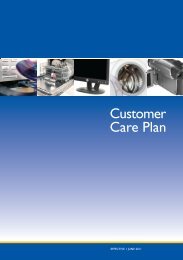 customer care plan - Lumley Insurance