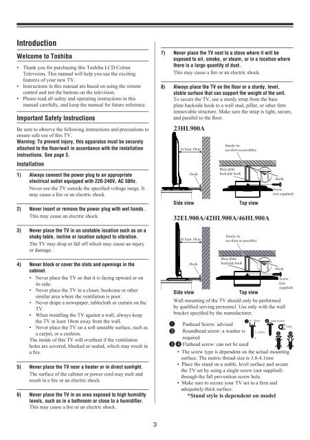 Download manual - Toshiba