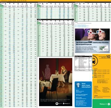 Need more travel information? - Transperth