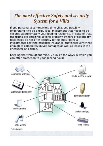 The most effective Safety and security System for a Villa